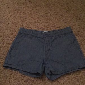 Faux Denim Shorts